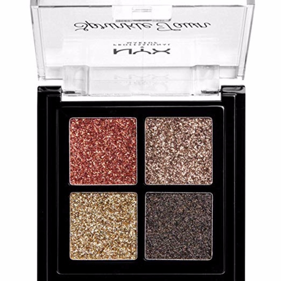 *HP* NYX CREAM Sprinkle  Town GLITTER PALETTE CHOCOLATE SHAKE - Picture 1 of 1